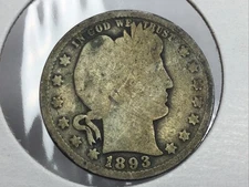 1893-O Barber Quarter better date