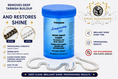 Instant Tarnish Remover Sterling Silver Dip 925 Jewelry Solution Limpiasteg 130