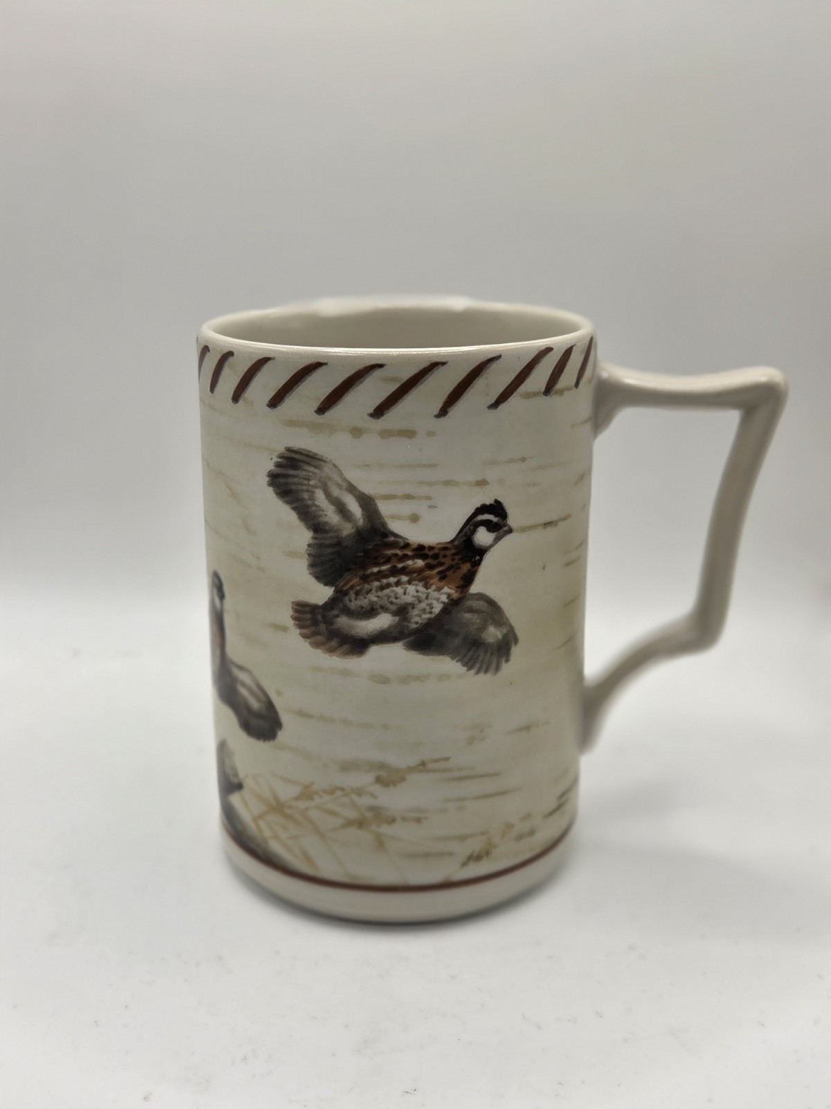 Vintage LENOX Riverwood Bobwhite Quail 16 oz. Cup Mug Catherine McClung
