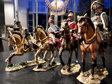 Lot de 4 cavaliers britanniques (soldats de plomb) Del Prado - Guerres Napoléon