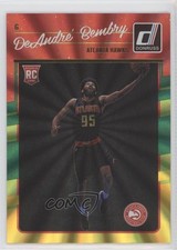 2016 Panini Donruss Rookies Green & Yellow Holo Laser DeAndre' Bembry #168 2t9