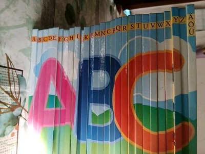 27 Bücher A-Z, Mein erstes ABC, GoBo für die Vorschule mit Wörterbuch + Zubehör 