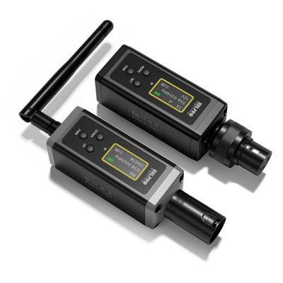UHF Wireless XLR Transmitter and Receiver with Antenna 200ft Range Wireless M...