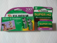 FujiFilm Super HQ 35mm 200 Speed 5 x 24 Exposures - Color Film - USA     