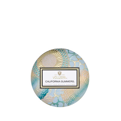 Voluspa Petite 4oz Candle Tin, California Summer