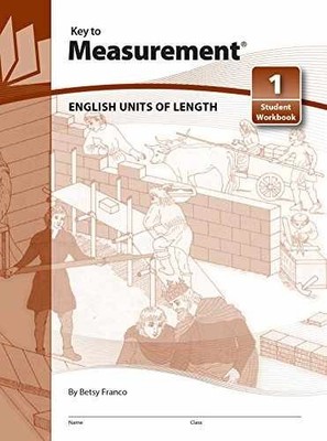 Key to Measurement, Book 1: English Units of Length (KEY - Spiral-bound - Good o