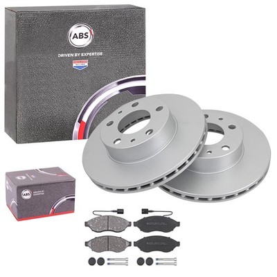 ABS BREMSSCHEIBEN + BELÄGE VORNE passend für FIAT DUCATO PEUGEOT BOXER JUMPER