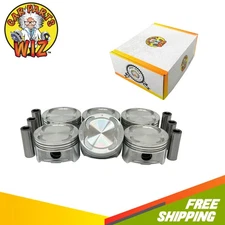 Engine Piston Set Fits 98-04 Honda Isuzu Amigo Passport 3.2L 6VD1