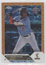 2023 Pro Debut Chrome Orange Mini-Diamond Refractor 11/25 Denzer Guzman 7iu