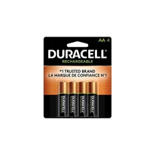 Duracell Rechargeable NiMH Batteries with Duralock Power Preserve Technology AA