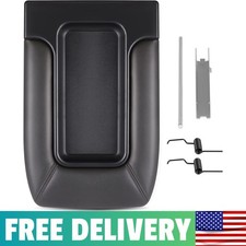 SCITOO Center Console Lid Replacement Kit for 1999-2007 For Chevy Dark Grey