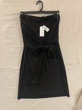 EXPRESS NWT Black Cocktail Strapless Tie-Front Dress Size XL
