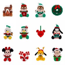 Disney Parks 2021 CHRISTMAS WISHABLES Mickey  Friends Plush 11 NO BOX READ 