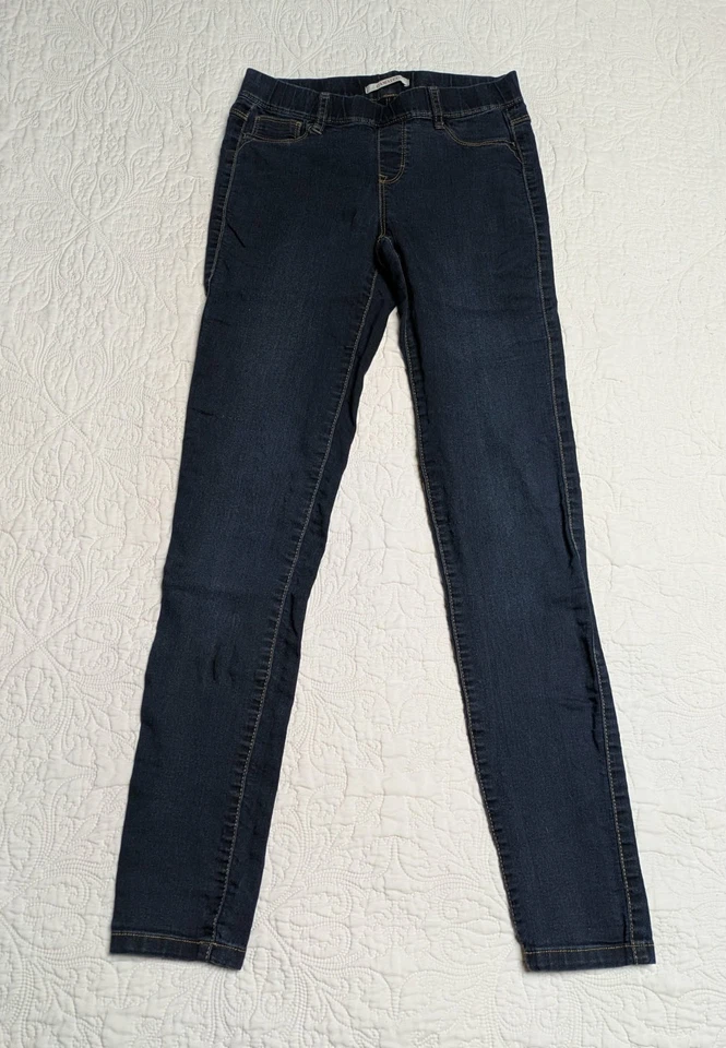 Jean jegging bleu foncé coton élasthanne skinny T36 Camaïeu (2601001) - Photo 3/4