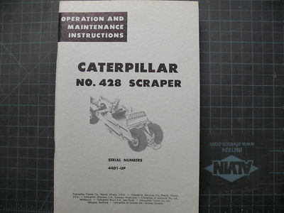 CAT Caterpillar 428 Operation Operator Guide Manual OP