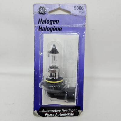 #ad GE Halogen Low Beam Lamp 9006 HB4 DOT 12V 51W NIK BK Sealed New $9.20