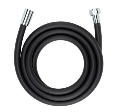 WENKO Dusche Brausen Schlauch DESIGN schwarz matt 175 cm Bade Wannen Allround
