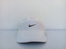 NIKE DRI-FIT White Cap Hat Colorful Full Mesh...
