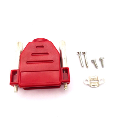 Steckerhaube ,Posthaube 15 polig rot D-Sub ( H12A)