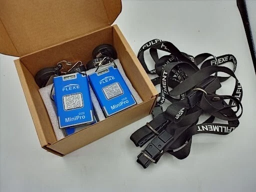 BOX OF 4 FLEXE PORTABLE BLUETOOTH CCD SCANNER MINI-PRO M300BT-SE WITH LANYARDS - Image 2 of 4