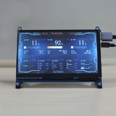 7 Inch HDMI Display USB Capacitive Touch Screen IPS 1024x600 For PC Raspberry Pi