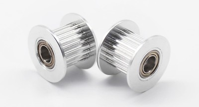 10 Pulegge GT2 In Alluminio Per Stampante 3D - 20 Denti, Alesaggio 5 Mm