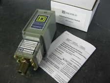 Square D 9012 GNG-5 Industrial Pressure Switch, 3-150 PSIG, 75 PSI on Decreasing
