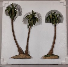 Palm Trees Dept 56 Village Accessories set of 2 #52820  (3 trees) with box.
