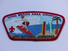 Unused Long Beach Area Council Boy Scout BSA 2001 National Jamboree JSP Surfer