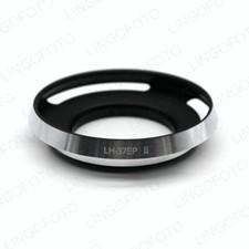 LH-37EPII Sliver Metal Lens Hood for Olympus M.Zuiko Digital Camera lens