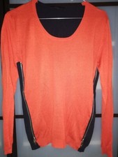 PULL MAJE MODELE JARRY TAILLE 1 EN SOIE ET CACHEMERE 