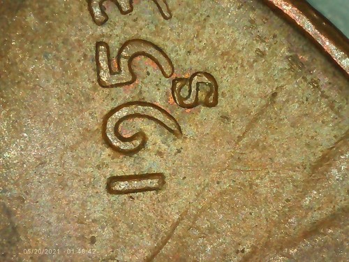 1953-S/D Lincoln Wheat Penny, RPM Repunched Mint Mark, L on rim, S too close - Picture 9 of 10