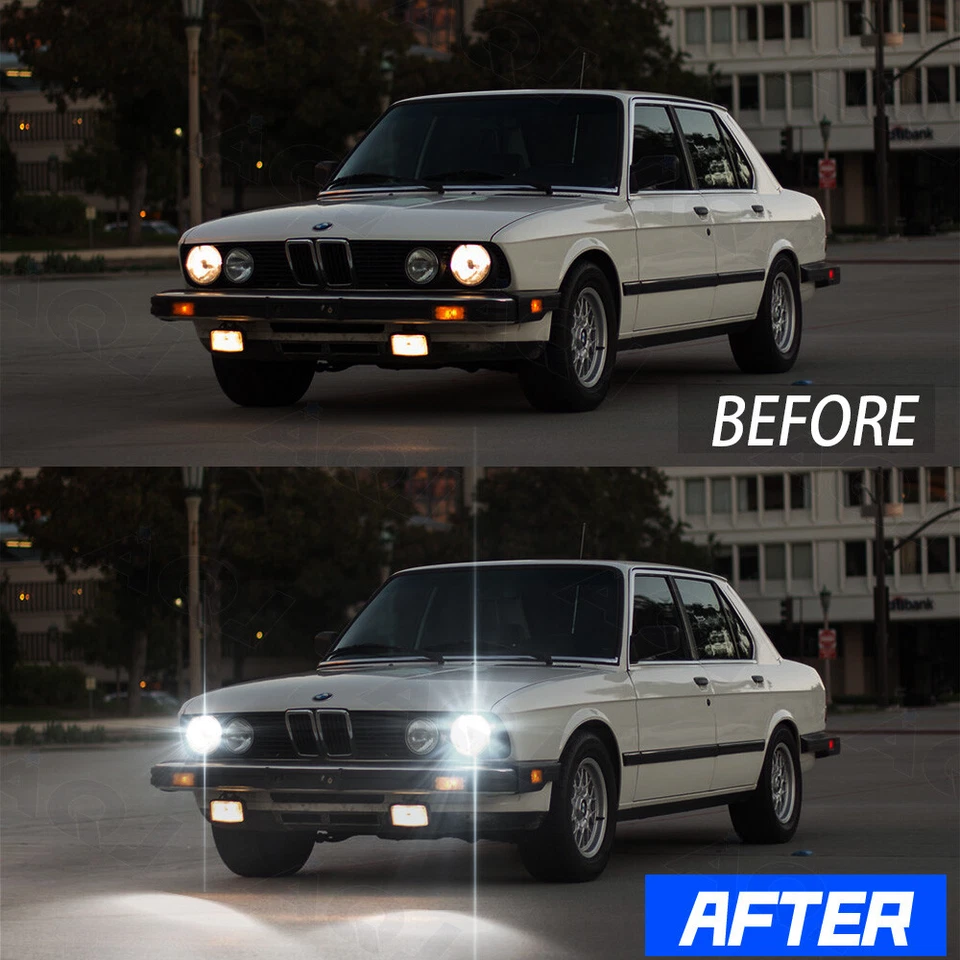 DOT Pair 7 Inch Round LED Headlights Hi-lo Sealed Beam For Mack R Series US - Imagem 2 de 4