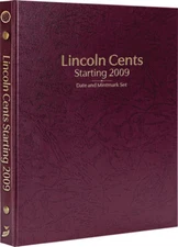 Lincoln Cents: Starting 2009 Date/Mintmark Set - Whitman Prestige™ Coin Album