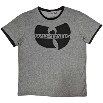 Wu Tang Clan - Logo- Grey Ringer T-shirt | eBay