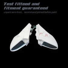 For JZX90 Chaser Mark II Fiberglass Aero Mirror Rearview Pair (Right Hand Drive)