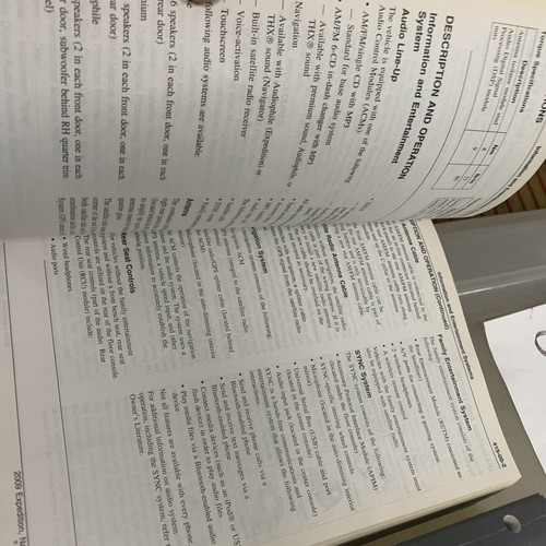 2009 Expedition Navigator Dealer Shop Workshop Service Manual OEM Vol. 1 &2 NOS - Picture 4 of 11