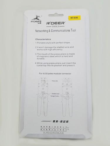 Automatic Wire Stripper Networking Pliers Cable Terminal Multifunctional Tool - Picture 2 of 2