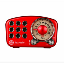 Valentines Gift Portable Radio FM Bluetooth Speaker Rechargeable  Great Sound