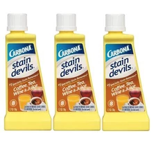 Carbona Stain Devils #8 - 3 Pack Coffee Tea Wine Juice Stain Remover