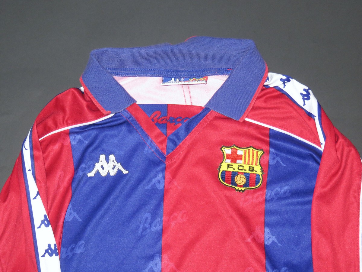 1992-1995 Kappa Authentic FC Barcelona Home Long Sleeve