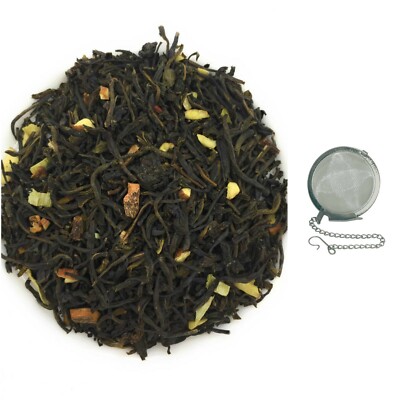 Green Tea Kashmiri Kahwa Chai With FREE INFUSER Loose Leaf Pure Spice Blend New