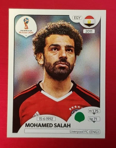 Mohamed Salah #90 Egypt - Panini World Cup 2018 Sticker
