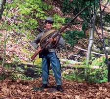 BRITAINS CIVIL WAR CONFEDERATE 31349 CONFEDERATE INFANTRY DEFENDING NO.2