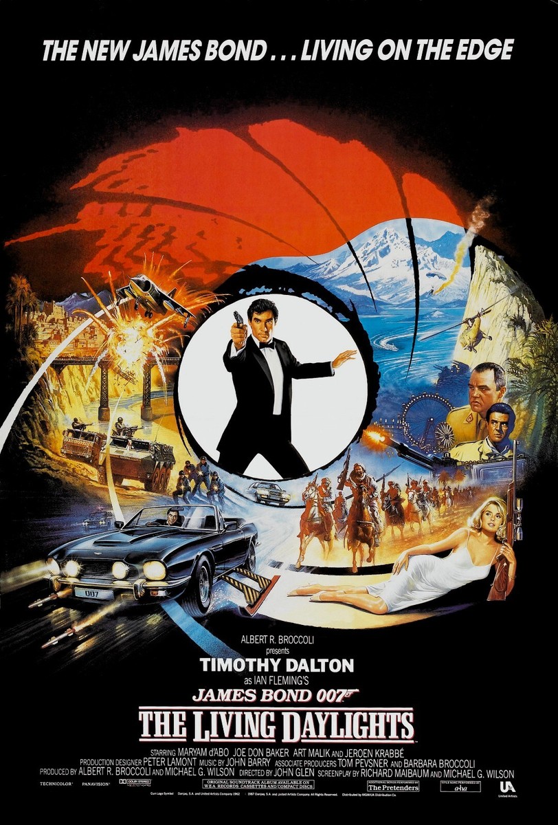 The Living Daylights movie poster - James Bond 007 - 11 x 17