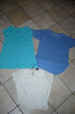 3 T-Shirts Gr. XS (34), von Esprit, Amisu, Gina
