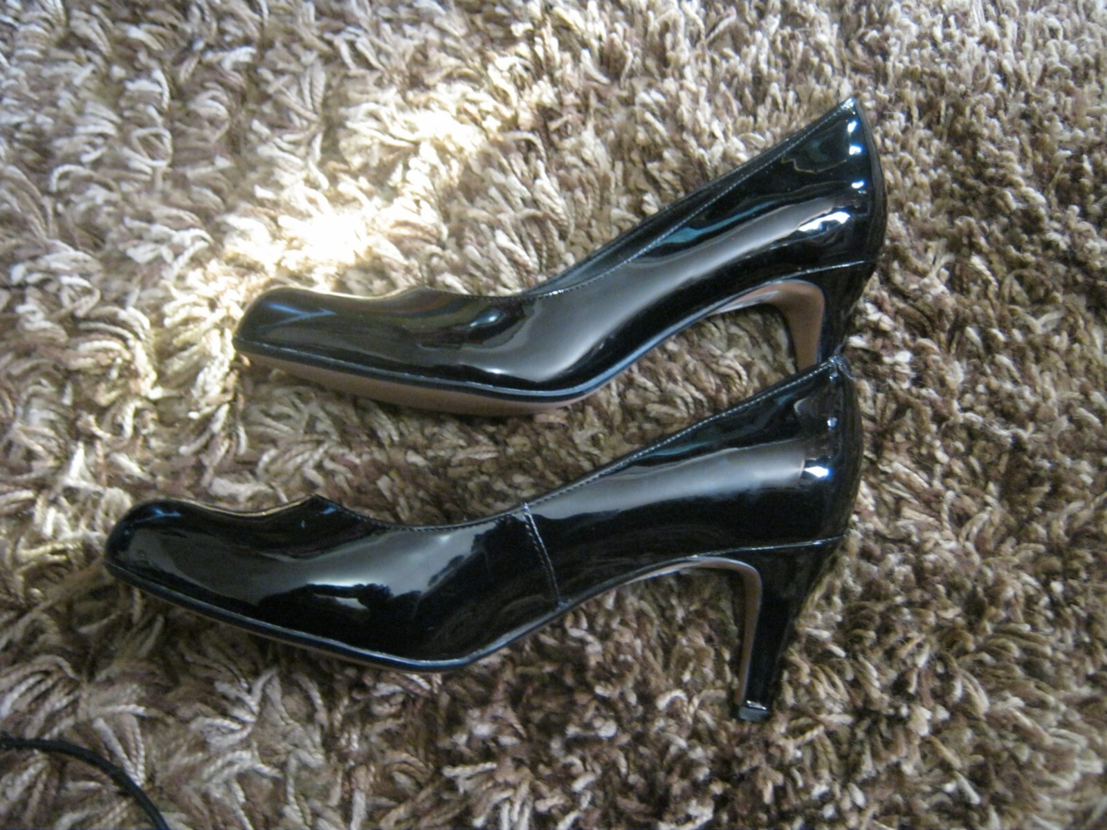 clarks arista abe ladies black patent shoes size 6.5 d eBay