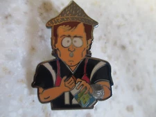 TOM BRADY sarcastaball MVP enamel hat pin south park new england patriots dab le