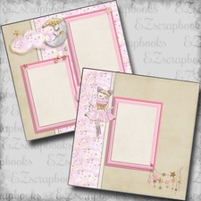 Sweet Dream- 2 Premade Scrapbook Pages - EZ Layout 5670