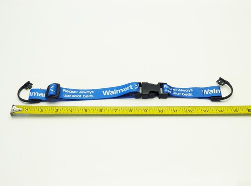 New Lot of 25 Shopping Cart Child Safety Restraint BLUE Walmart Belt Strap - Picture 4 of 4